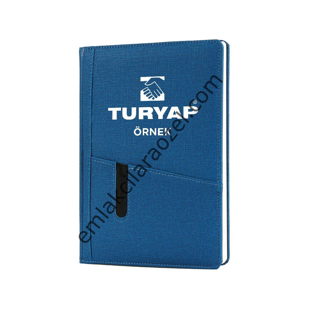 Kart ve Telefon Bölmeli Ajanda -  17 x 24 cm