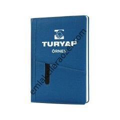 Kart ve Telefon Bölmeli Ajanda -  17 x 24 cm