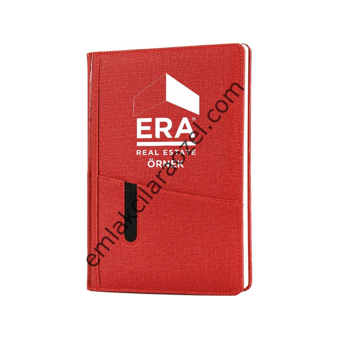 Kart ve Telefon Bölmeli Ajanda -  17 x 24 cm