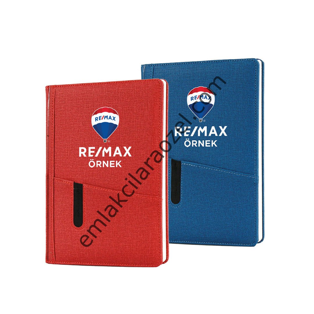 Kart ve Telefon Bölmeli Ajanda -  17 x 24 cm