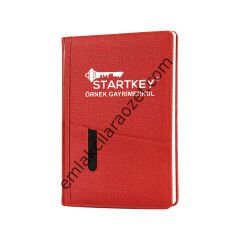 Kart ve Telefon Bölmeli Ajanda -  17 x 24 cm