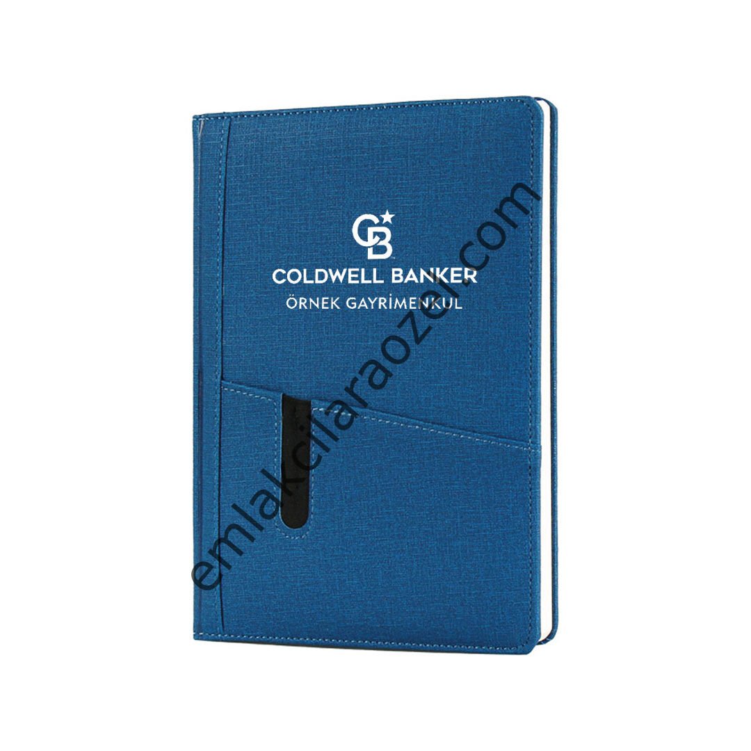 Kart ve Telefon Bölmeli Ajanda -  17 x 24 cm