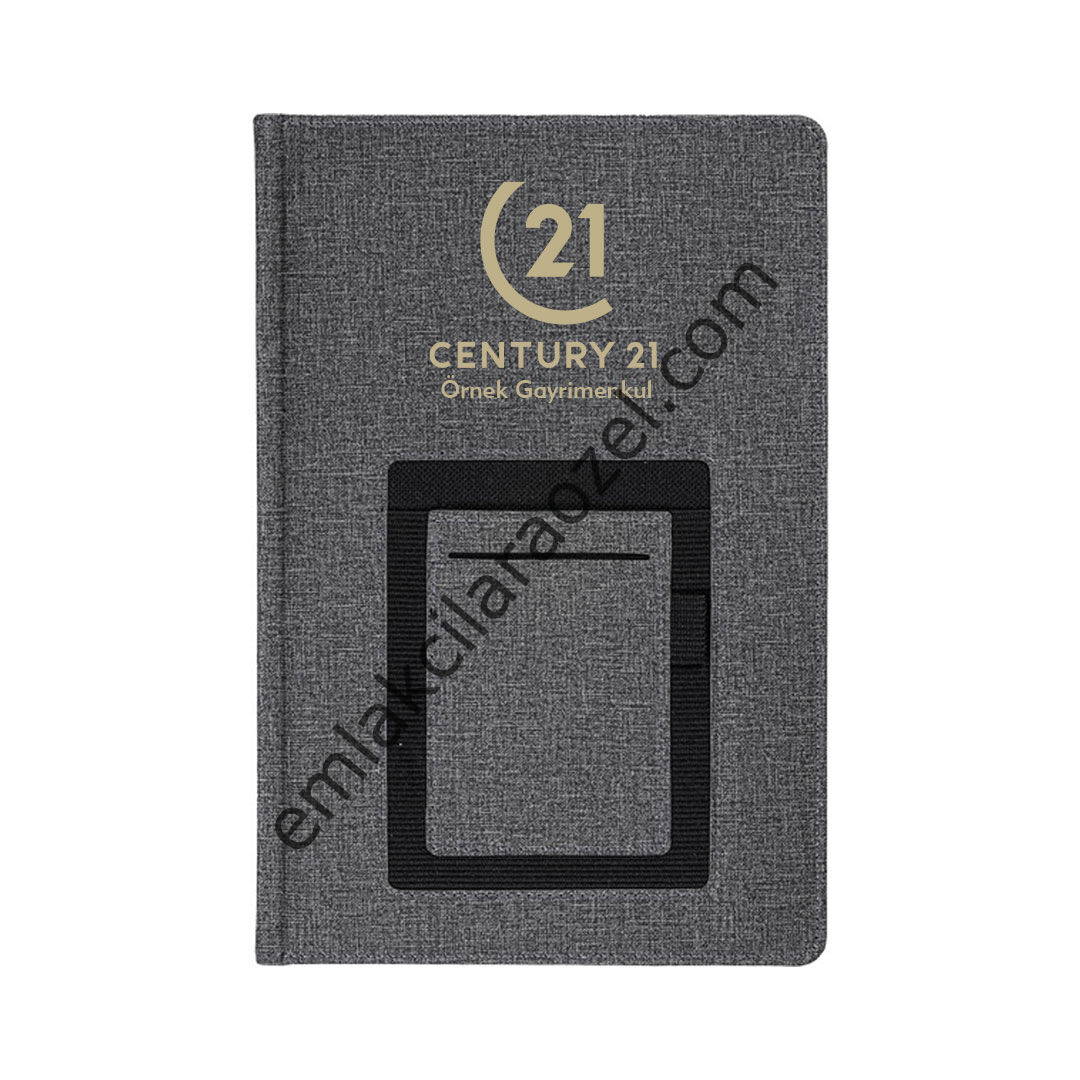 Termo Deri Ajanda -  17 x 24 cm Telefon Koyma Yeri