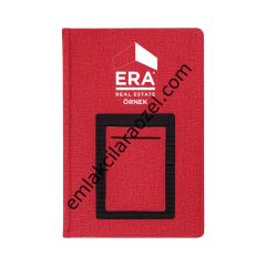 Termo Deri Ajanda -  17 x 24 cm Telefon Koyma Yeri