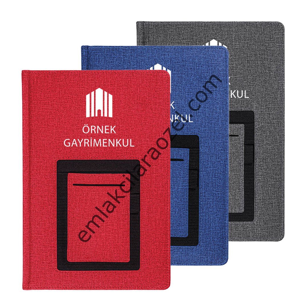 Termo Deri Ajanda -  17 x 24 cm Telefon Koyma Yeri