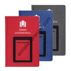 Termo Deri Ajanda -  17 x 24 cm Telefon Koyma Yeri