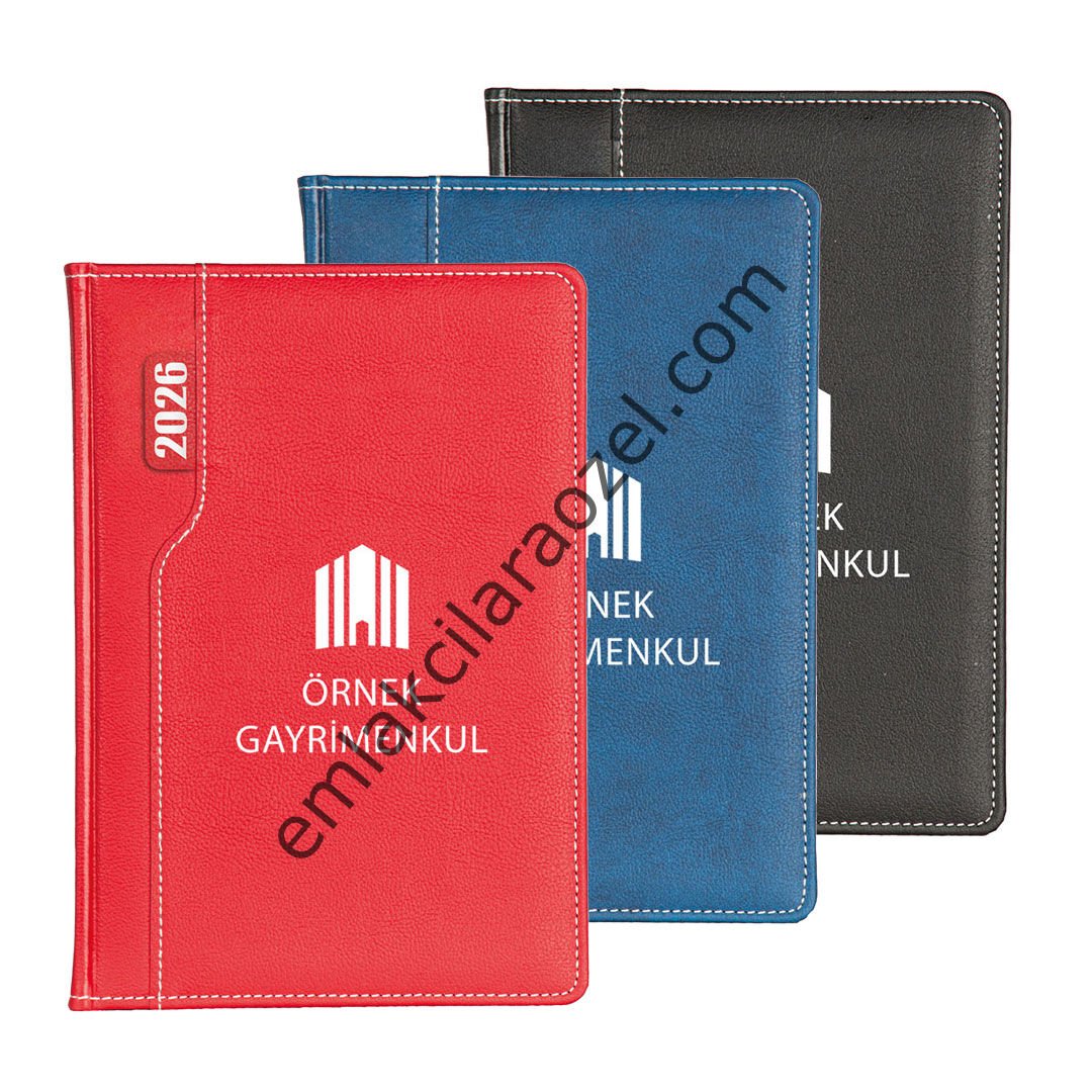 Termo PU Sert Kapak  Ajanda - 17 x 24 cm