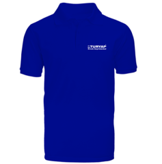 Ofis İsmine Özel Nakışlı-Baskılı Polo Yaka T-Shirt Beyaz (Minimum 20 Adet Sipariş Alınır)