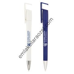 Telefon Tutuculu Plastik Tükenmez Kalem