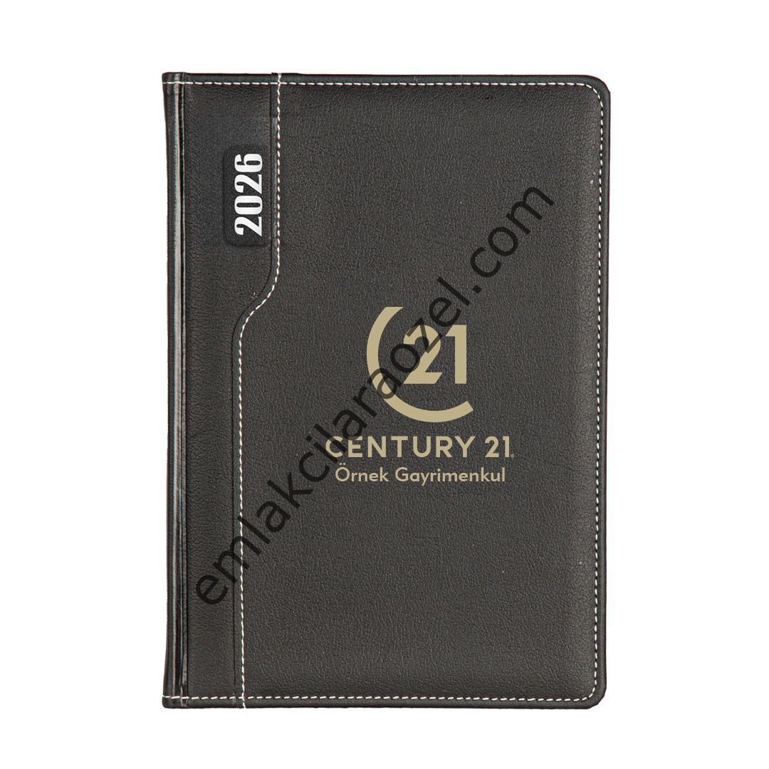 Termo PU Sert Kapak  Ajanda - 17 x 24 cm