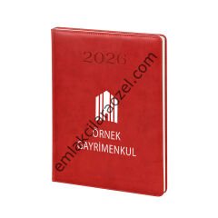 Termo PU Sert Kapak  Ajanda - 20x28 cm