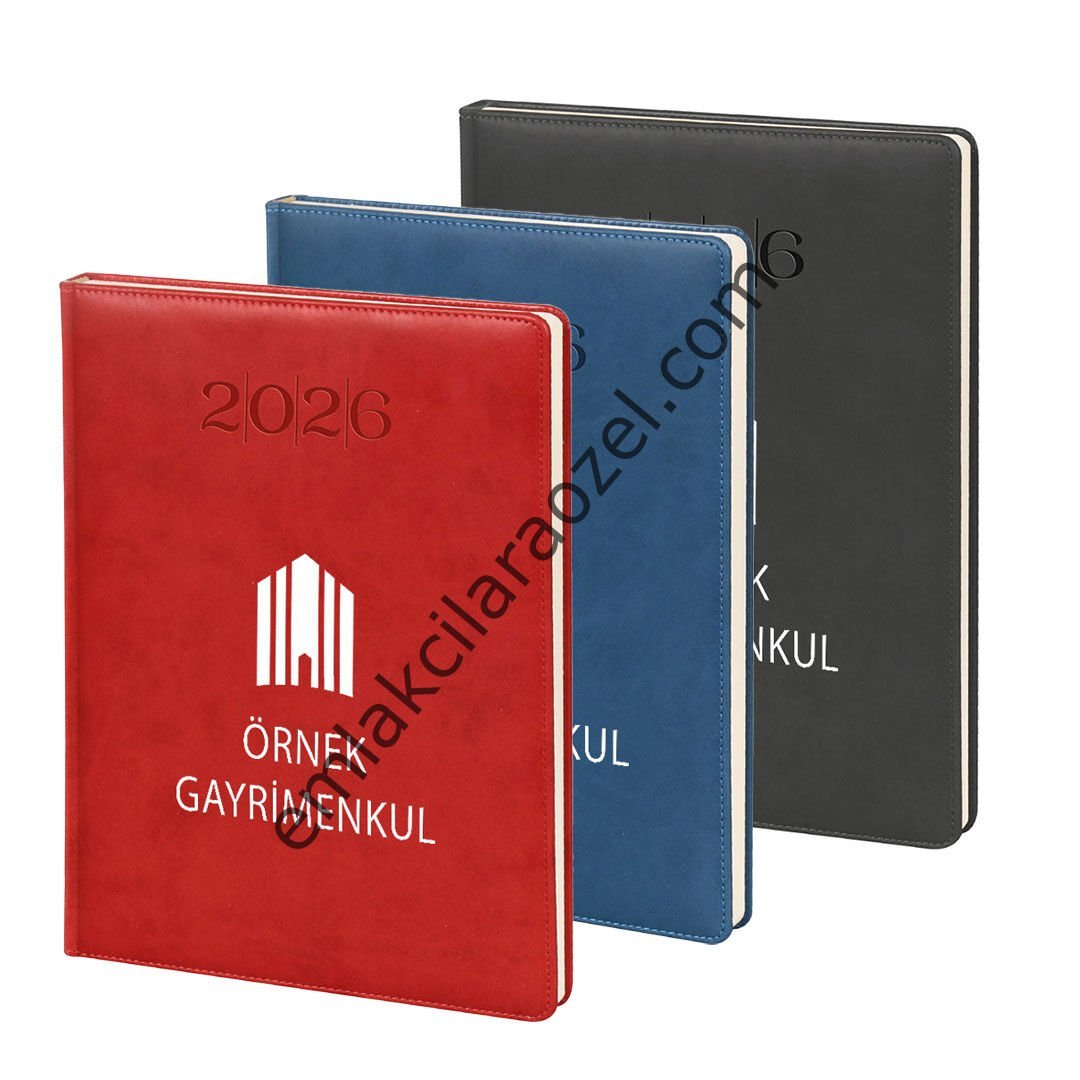 Termo PU Sert Kapak  Ajanda - 20x28 cm