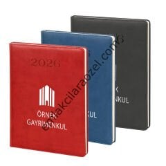 Termo PU Sert Kapak  Ajanda - 20x28 cm