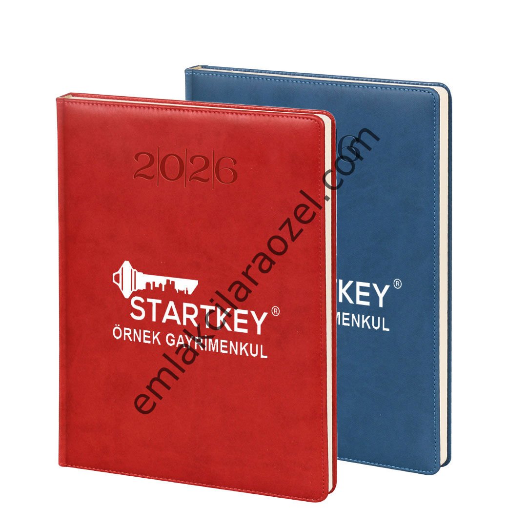 Termo PU Sert Kapak  Ajanda - 20x28 cm