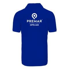 Ofis İsmine Özel Nakışlı-Baskılı Polo Yaka T-Shirt Lacivert (Minumum 20 Adet Sipariş Alınır)