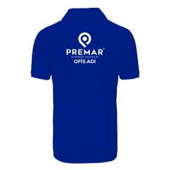 Ofis İsmine Özel Nakışlı-Baskılı Polo Yaka T-Shirt Lacivert (Minumum 20 Adet Sipariş Alınır)