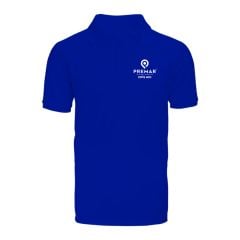Ofis İsmine Özel Nakışlı-Baskılı Polo Yaka T-Shirt Lacivert (Minumum 20 Adet Sipariş Alınır)