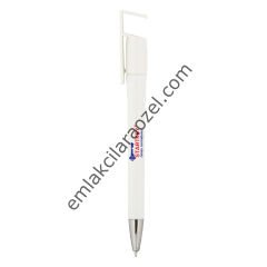 Telefon Tutuculu Plastik Tükenmez Kalem