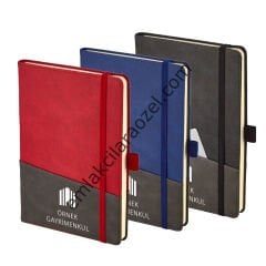 Termo Deri Kalem Tutucu Tarihsiz Defter - 15 x 21 cm