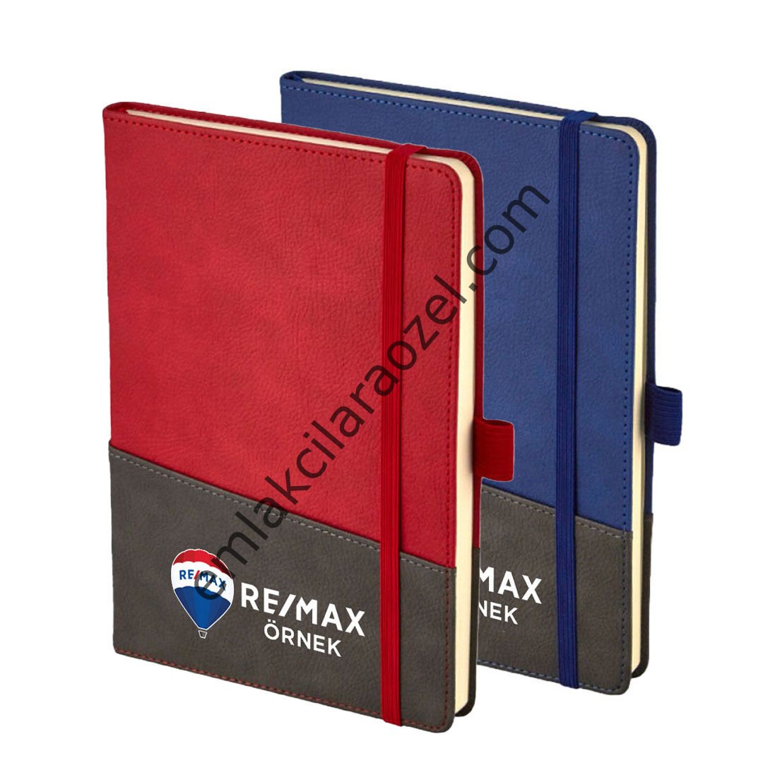 Termo Deri Kalem Tutucu Tarihsiz Defter - 15 x 21 cm