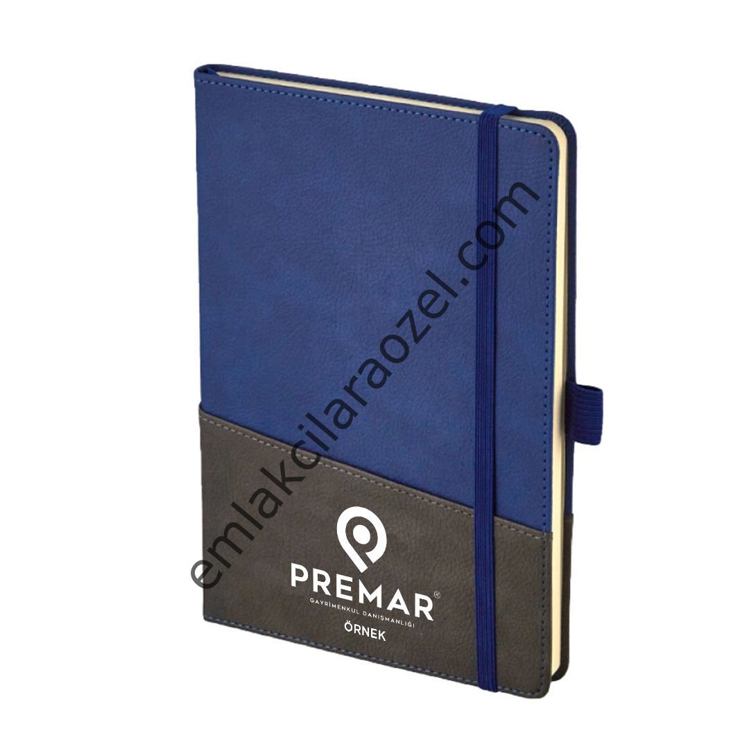 Termo Deri Kalem Tutucu Tarihsiz Defter - 15 x 21 cm