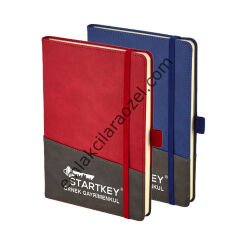 Termo Deri Kalem Tutucu Tarihsiz Defter - 15 x 21 cm