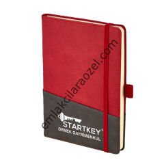 Termo Deri Kalem Tutucu Tarihsiz Defter - 15 x 21 cm