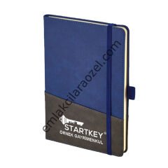 Termo Deri Kalem Tutucu Tarihsiz Defter - 15 x 21 cm