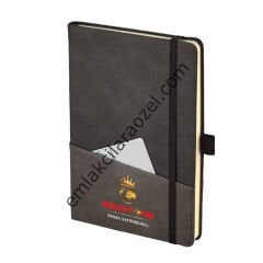 Termo Deri Kalem Tutucu Tarihsiz Defter - 15 x 21 cm