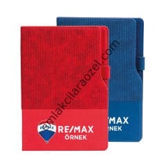 Termo Deri Kalem Tutucu Tarihsiz Defter - 15 x 21 cm