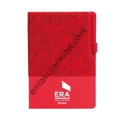 Termo Deri Kalem Tutucu Tarihsiz Defter - 15 x 21 cm