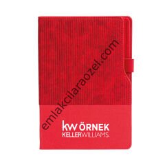 Termo Deri Kalem Tutucu Tarihsiz Defter - 15 x 21 cm