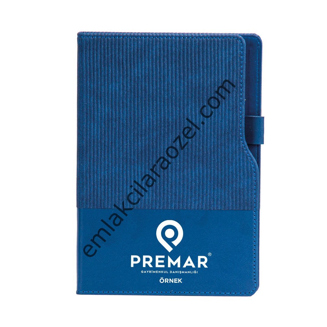 Termo Deri Kalem Tutucu Tarihsiz Defter - 15 x 21 cm