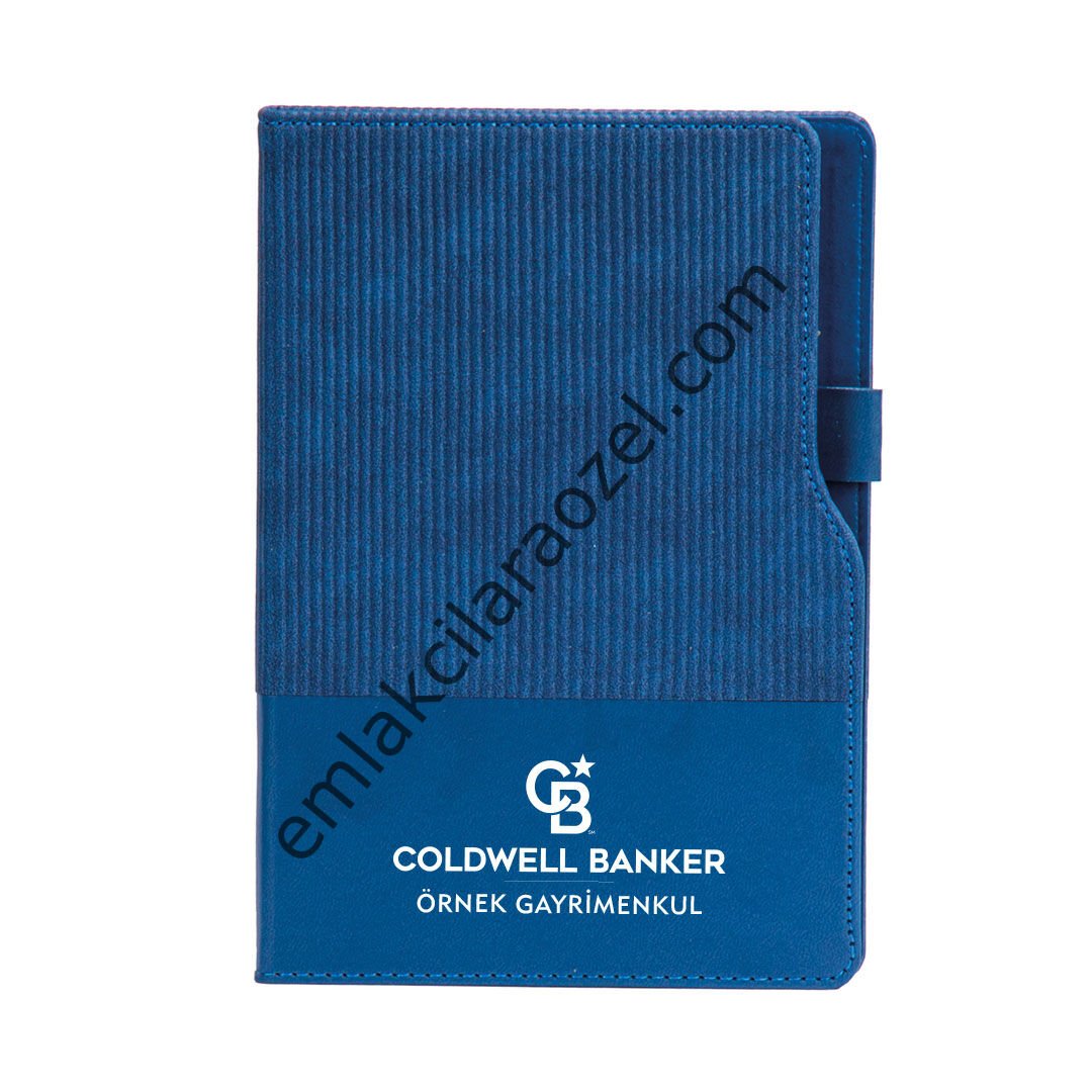 Termo Deri Kalem Tutucu Tarihsiz Defter - 15 x 21 cm