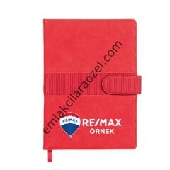 Termo Deri Karton Kılıflı Kalem Tutucu Tarihsiz Defter - 15 x 21 cm