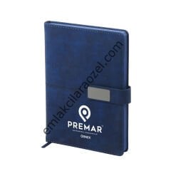 Termo Deri Metal Manyetik Kilit Tarihsiz Defter - 14,5 x 21 cm