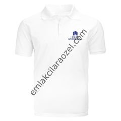 Ofis İsmine Özel Nakışlı-Baskılı T-Shirt Beyaz (Minumum 20 Adet Sipariş Alınır)