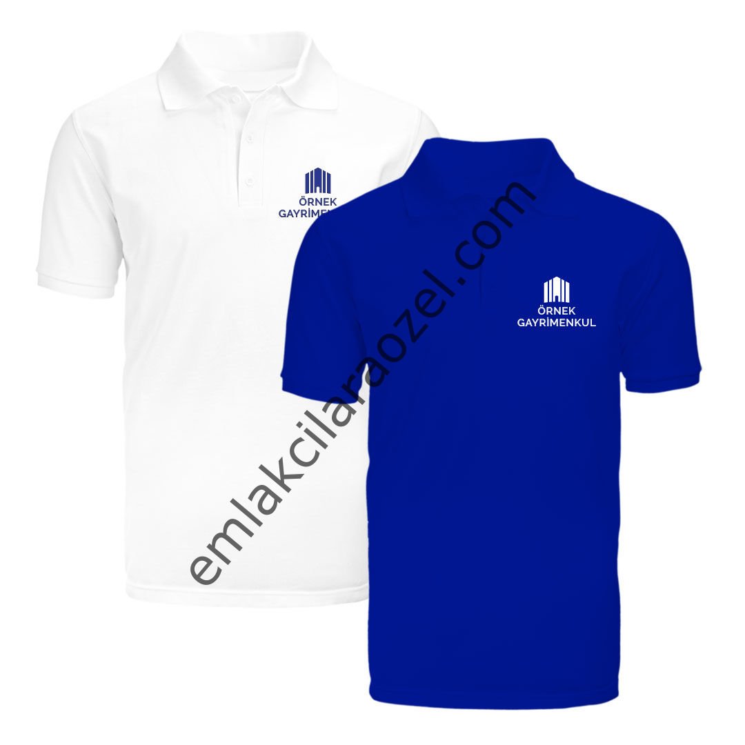 Ofis İsmine Özel Nakışlı-Baskılı T-Shirt Beyaz (Minumum 15 Adet)