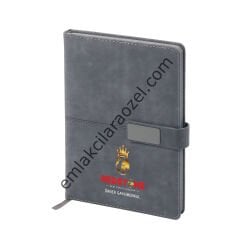 Termo Deri Metal Manyetik Kilit Tarihsiz Defter - 14,5 x 21 cm