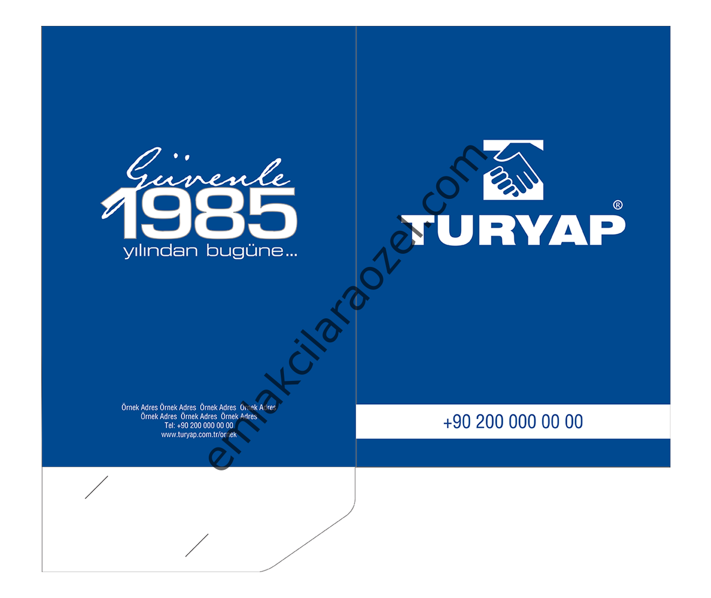 Cepli Dosya Cep Baskısız (100 Adet)