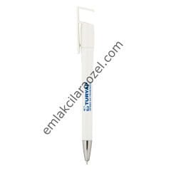 Telefon Tutuculu Plastik Tükenmez Kalem