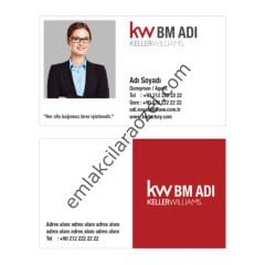 350 Gr. Kabartma Laklı Kartvizit 1000 Adet