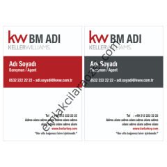 350 Gr. Kabartma Laklı Kartvizit 1000 Adet