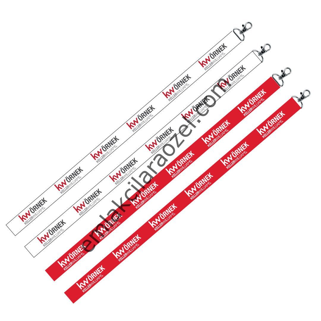 Ofis İsmine Özel Baskılı Boyun İpi (50 Adet)
