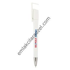 Telefon Tutuculu Plastik Tükenmez Kalem