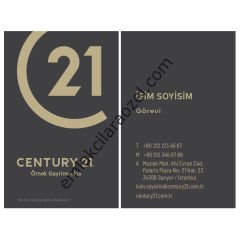 350 Gr. Kabartma Laklı Kartvizit 1000 Adet