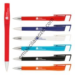 Telefon Tutuculu Plastik Tükenmez Kalem