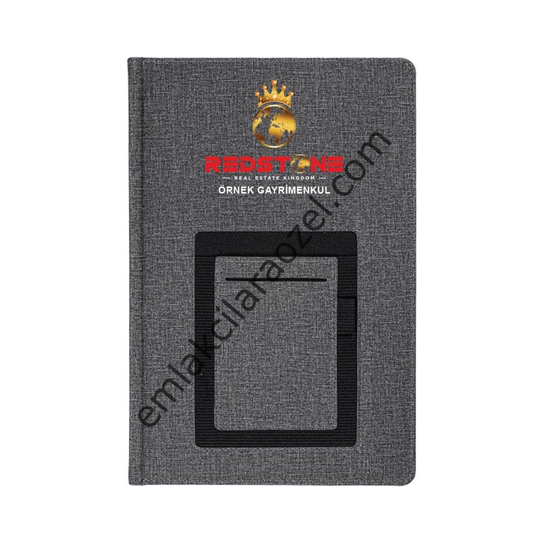 Termo Deri Ajanda - 17 x 24 cm Telefon Koyma Yeri