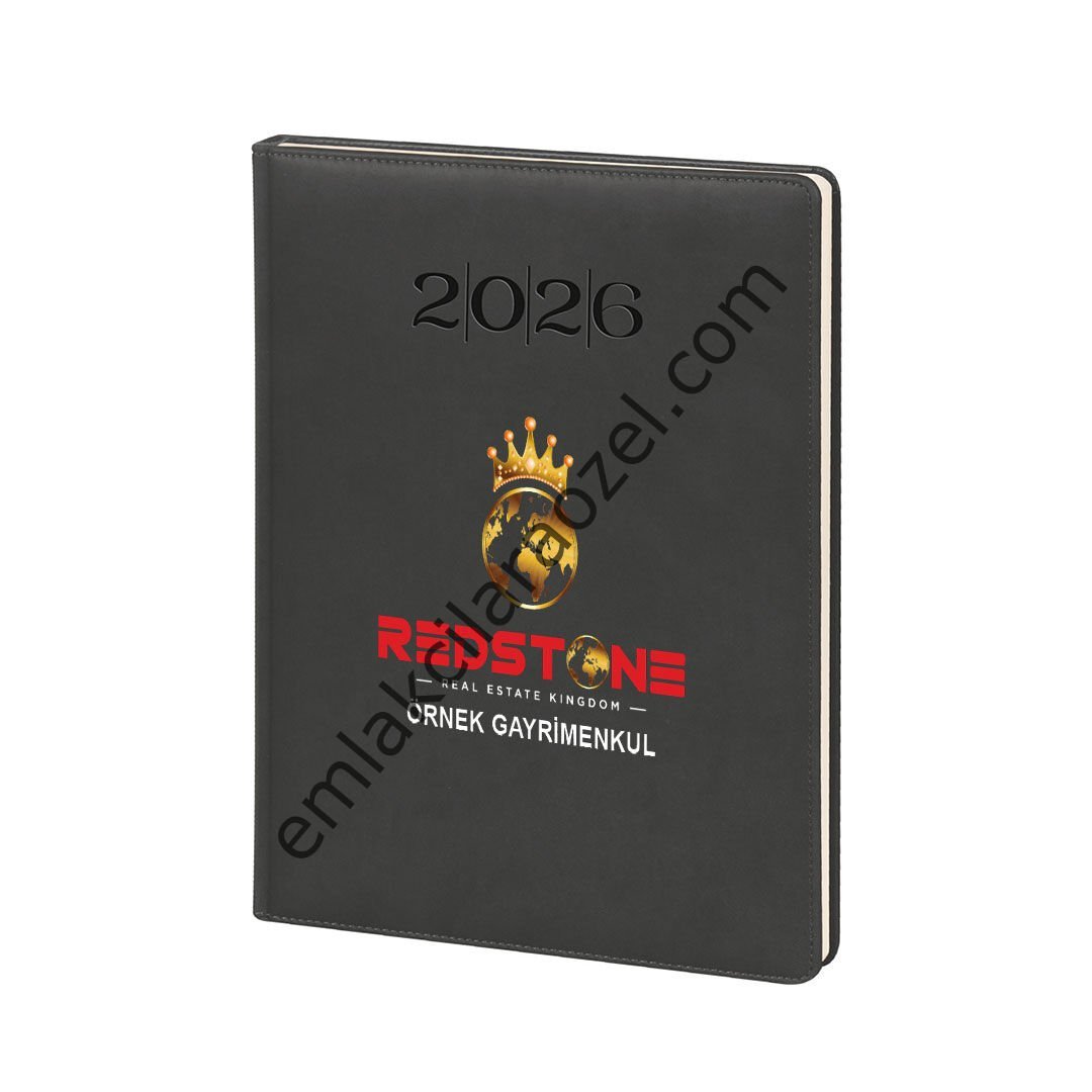 Termo PU Sert Kapak  Ajanda - 20x28 cm